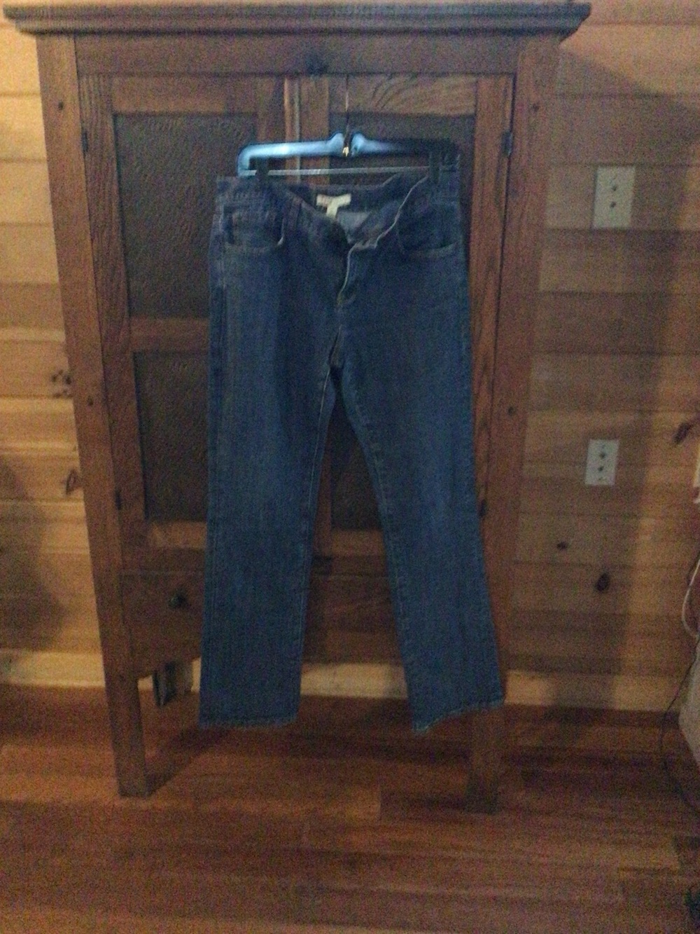 CAbi Straight Leg Jeans in Classic Blue Denim